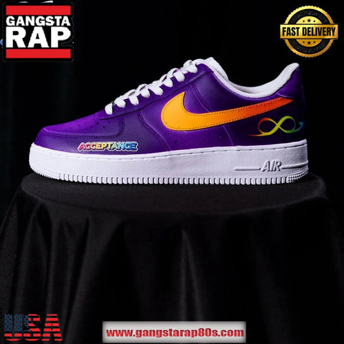 Phoenix Suns x To The Max Autism Acceptance 2025 Limited Edition Air Force 1 Running Sneakers Shoes