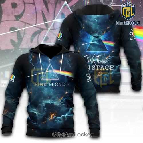 Pink Floyd Dark Side of Moon Cosmic Galaxy Hoodie