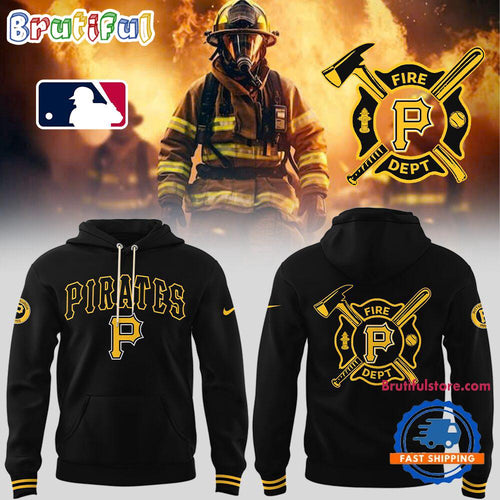 Pittsburgh Pirates x Firefighter Appreciation Night 2025 Hoodie T-Shirt