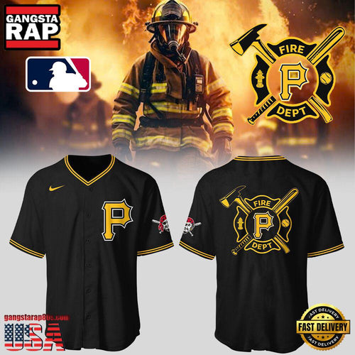 MLB Pittsburgh Pirates x Firefighter Appreciation Night Jersey Shirt