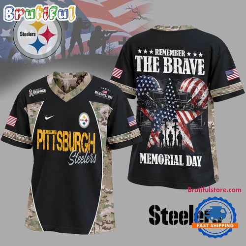 Pittsburgh Steelers 2026 NFL Memorial Day New Design Football Jersey