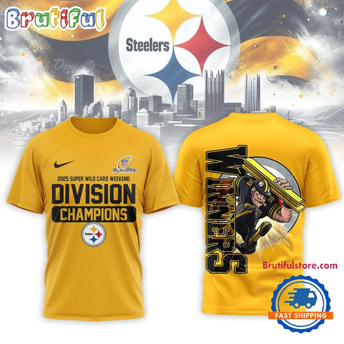 Pittsburgh Steelers 2026 NFL Wild Card Weekend Special New 3D Shirt