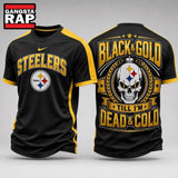 Pittsburgh Steelers NFL Till I’m Dead Forever Skull Fan Pride 3D Shirt, Football New Design Shirt Hoodie T-Shirt