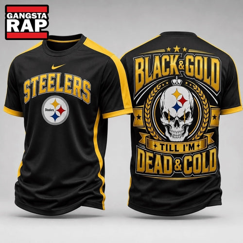 Pittsburgh Steelers NFL Till I’m Dead Forever Skull Fan Pride 3D Shirt, Football New Design Shirt Hoodie T-Shirt