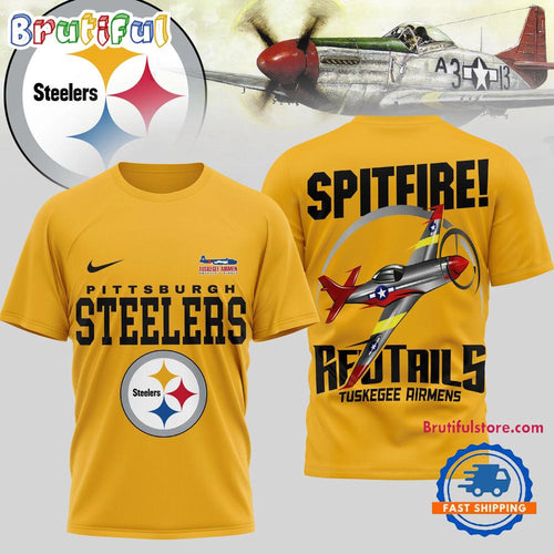 Pittsburgh Steelers NFL Tuskegee Airmen 3D Shirt