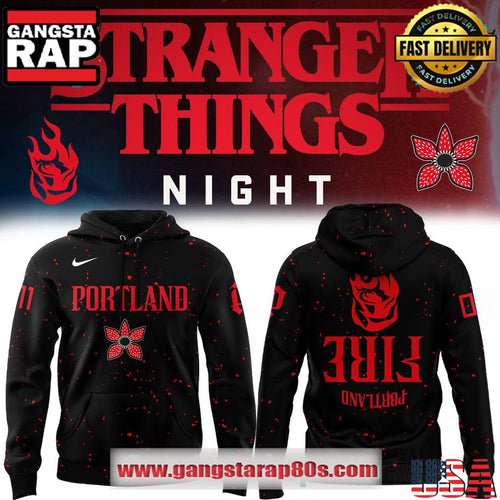 Portland Fire x Stranger Things Night Special Unisex Hoodie