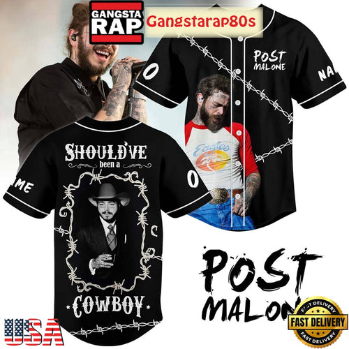 Post Malone Should’ve Been A Cowboy 2025 Baseball Jersey