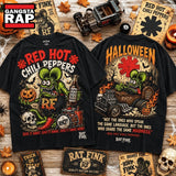 Rat Fink x Red Hot Chili Peppers Halloween Madness 3D Shirt , Music Trending 3D Shirt