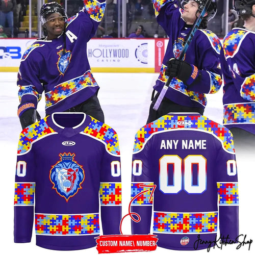 Reading Royals Autism Acceptance 2026 Hockey Jersey