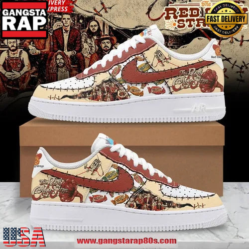 Red Clay Strays Limited Edition Nike Air Force 1 Sneakers Shoes