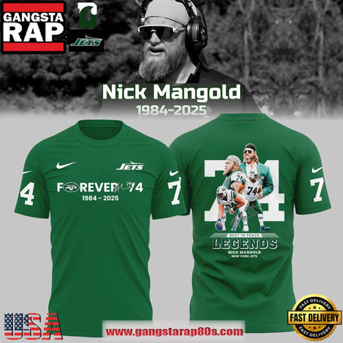 Rest In Peace Forever 74 Nick Mangold Unisex T Shirt