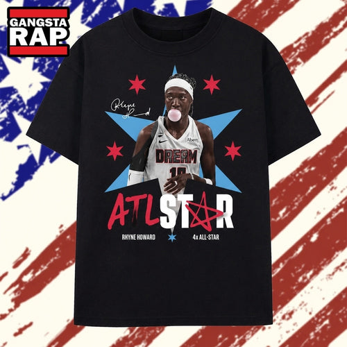Rhyne Howard ATL Star Atlanta Dream 4x All Star Basketball 2026 T Shirt , Vintage Trending Shirt