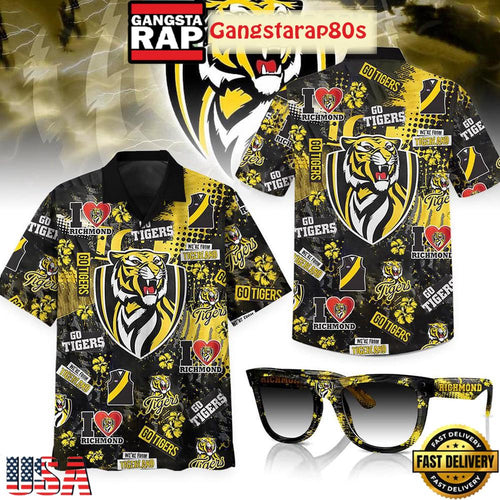 Richmond Football Go Tigers Aloha Hawaiian Shirt
