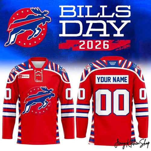 Rochester Americans 2026 Bills Day Custom Limited Hockey Jersey