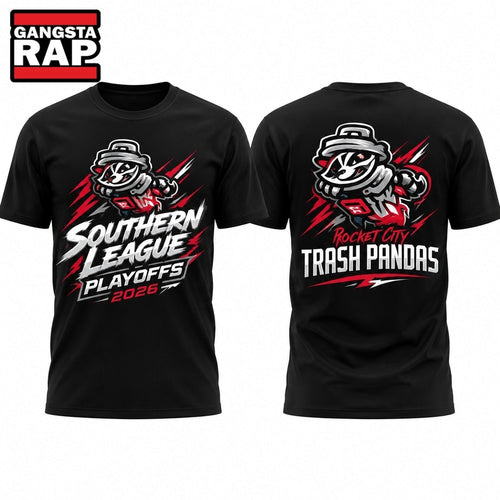 Rocket City Trash Pandas Southern League Playoffs 2026 T Shirt