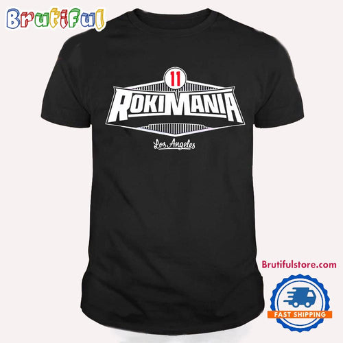 Rokimania Roki Sasaki 11 Los Angeles Dodgers Baseball T Shirt