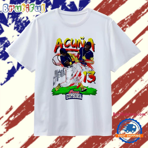 Ronald Acuna Atlanta Braves Hand Drawn Artwork T Shirt