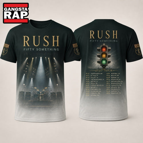 Rush Fifty Something 2027 Tour 3D Graphic 3D Shirt , Music Trend Shirt