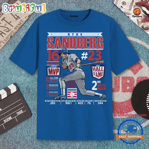 Ryne Sandberg Ryno Hall Of Fame Shirts