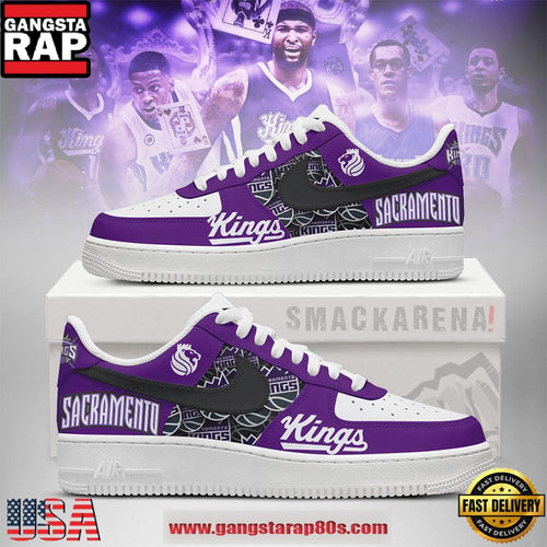 Sacramento Kings NBA Nike Air Force 1 Low Top Shoes