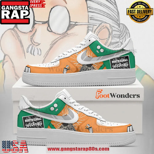 Sakamoto Taro Limited Edition Nike Air Force 1 Sneakers Shoes