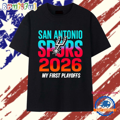 San Antonio Spurs Infant Item Of The Game 2026 Playoffs My First Playoffs T Shirt