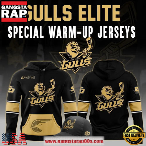 San Diego Gulls Warm-Up 2025 Special Edition Hoodie Shirt