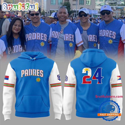 San Diego Padres Filipino Heritage Night Hoodie T-Shirt