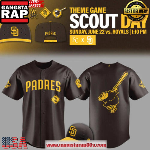 San Diego Padres Scout Day Special Baseball Jersey Shirt