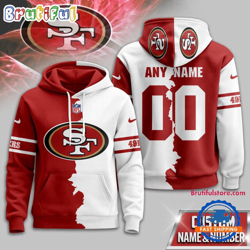 San Francisco 49ers 2025 NFL Victory Split Limited Hoodie Shirt