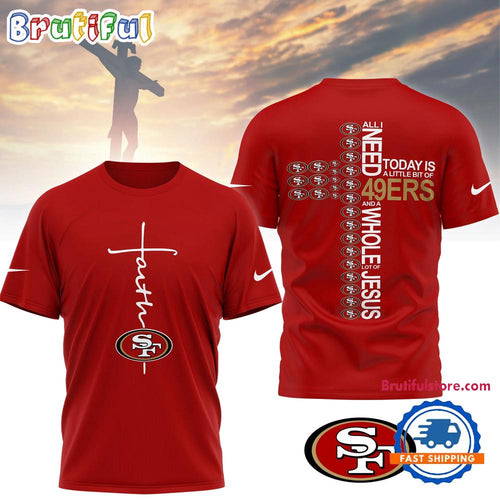 San Francisco 49ers 2026 NFL Faith Love Special New 3D Shirt