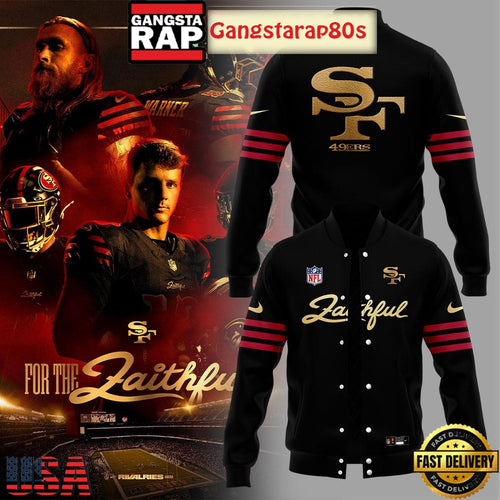 San Francisco 49ers New Rivalries Faithful Uniform 2025 Baseball Jacket