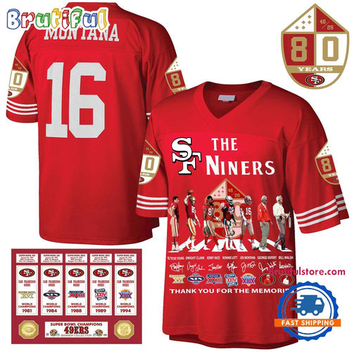 San Francisco 49ers The Niners 2025 Football Jersey