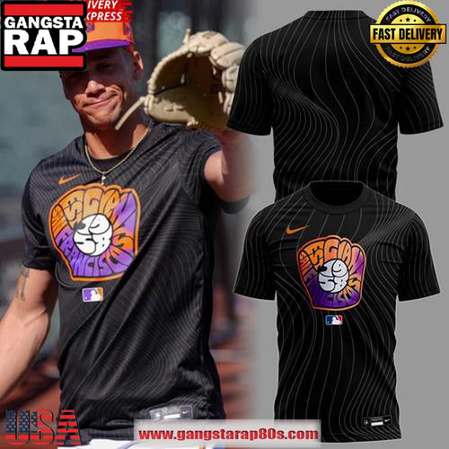 San Francisco Giants Nike Anthracite 2025 City Connect Special Unisex T Shirt