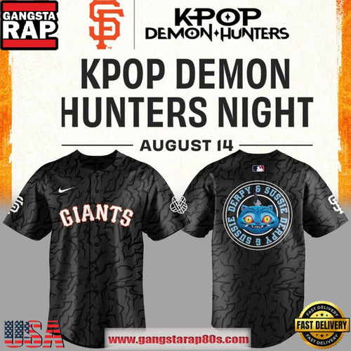 San Francisco Giants x K-Pop Demon Hunters Special Night 2026 Baseball Jersey