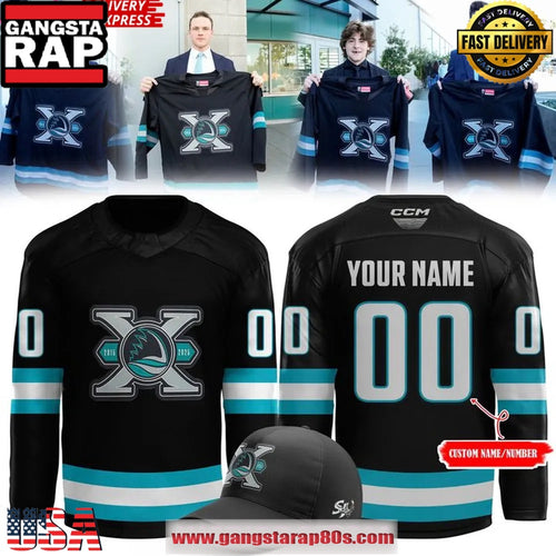 San Jose Barracuda Keepsakes 2025 Custom Special Edition Hockey Jersey