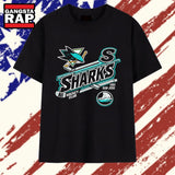 San Jose Sharks Hockey Club 1991 NHL T Shirt