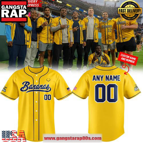 Savannah Bananas 2025 Game Day Custom Baseball Jersey Shirt