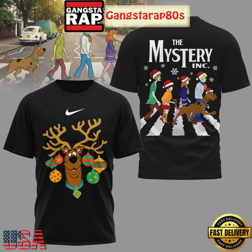 Scooby Doo Abbey Road Black Shirt