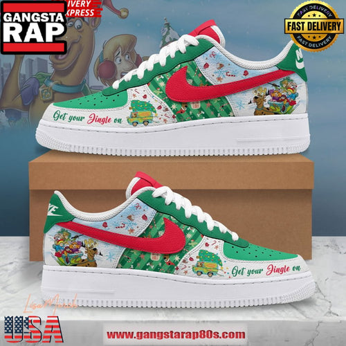Scooby Doo Holiday Mystery Limited Edition Air Force 1 Running Sneakers