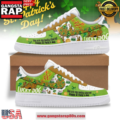 Scooby-Doo Happy St. Patrick’s Day Special Air Force 1 Running Sneakers Shoes
