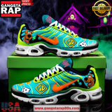 Scooby-Doo Mystery Machine Limited Edition Air Max Plus Shoes Running Sneakers