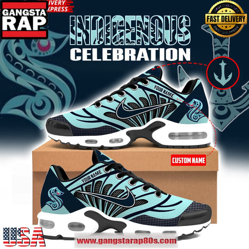 Seattle Kraken Indigenous Peoples Night Custom Air Max Plus Shoes Running Sneakers