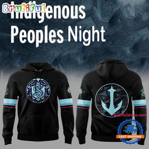 Seattle Kraken NHL 2024 Indigenous Peoples Night Hoodie T-Shirt