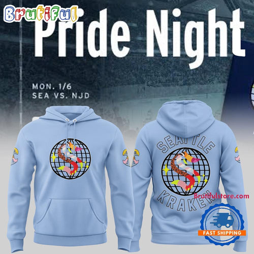 Seattle Kraken Pride Night Limited Hoodie