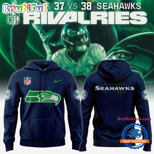 Seattle Seahawks 2026 Rivalries Sideline NFL Navy Hoodie Shirt