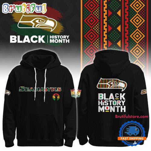 Seattle Seahawks Football Black History Month 2026 Limited Edition Hoodie Shirt