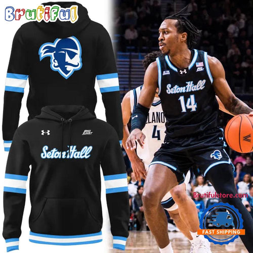 Seton Hall Pirates Basketball Dark Mode Uniform 2026 Hoodie T-Shirt