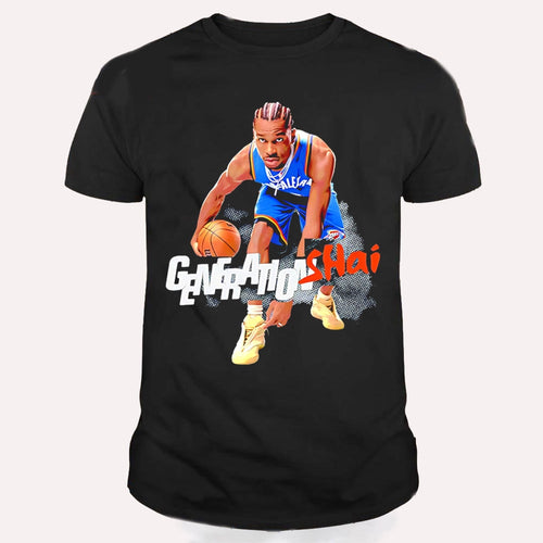 Shai Gilgeous-Alexander Oklahoma City Thunder Slam Graphic T Shirt