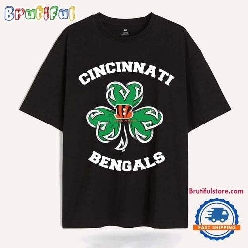 Shamrock Football St Patricks Day Cincinnati Bengals NFL 2025 T Shirt